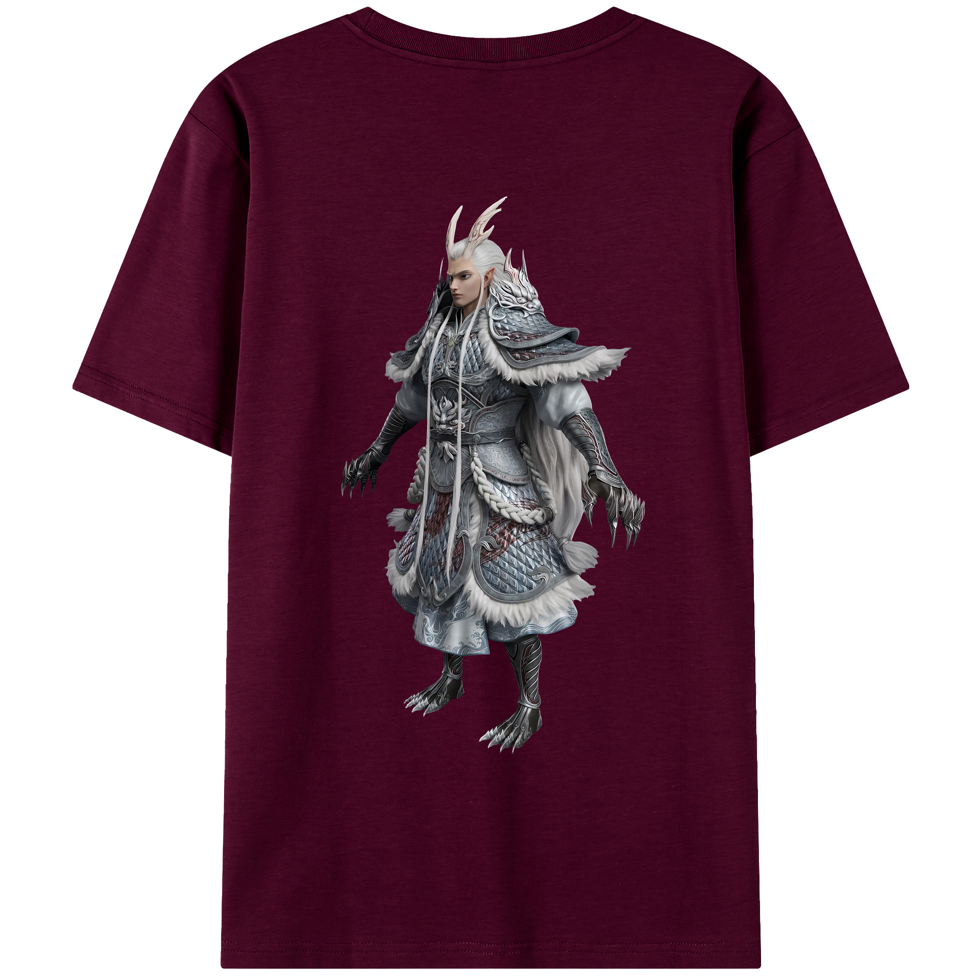 （画像用） Ne Zha 2 ナタ 魔童の大暴れ レディース半袖Tシャツ(バックプリント)